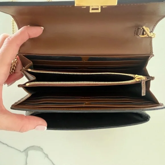 Gucci Padlock GG Supreme Monogram Chain Wallet WOC / Shoulder / Crossbody Bag - Picture 3 of 16